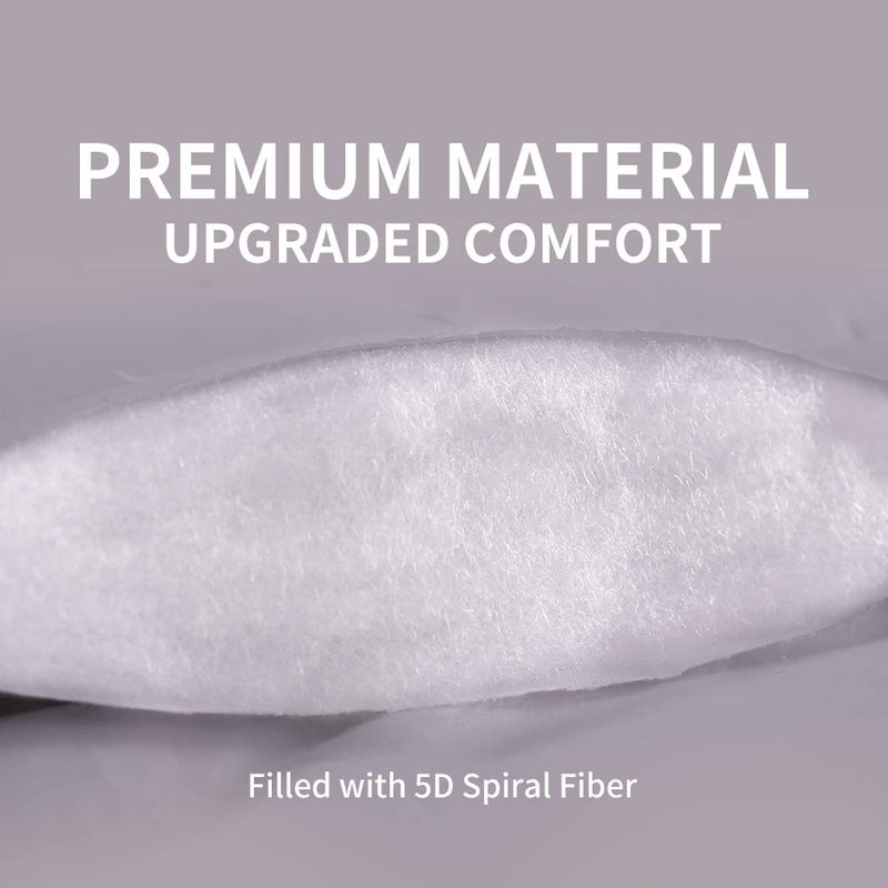 SLEEP ZONE Mattress Topper Twin, Cooling Mattress Pad, Quilted Fitted Mattress Cover, Machine Washable Mattress Protector, Soft Fluffy Down Alternative, Deep Pocket 8~21 inch (Grey, Twin) - Image 5